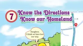 KNOW THE DIRECTIONS -  KNOW THE HOMELAND (UNIT-7/STD-4/EVS, SCERT