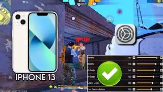 iPhone 13 free fire sensitivity setting ⚙️ | iPhone 13 free fire headshot setting ⚙️