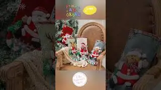 HASTHIP&reg; Set of 4 Christmas Decorations Stocking, 10 inch Linen Christmas Gift Stocking #christmas