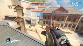 Overwatch Widowmaker (sniper)  gameplay