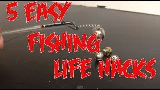 5 SIMPLE/EASY DIY FISHING LIFE HACKS!