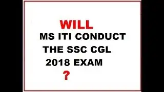 rti reply regarding ms iti conduct ssc cgl exam or not?