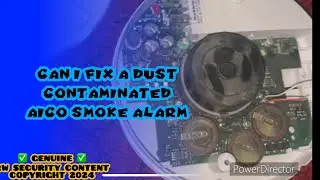 Can I Fix a Dust Contaminated Aico Smoke Alarm?