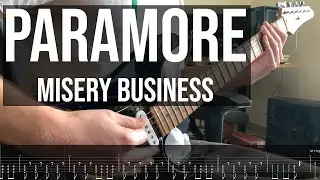 Paramore - Misery Business Guitar Cover w/TAB