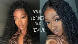 HOW TO: CUSTOMIZE FRONTAL FOR BEGINNERS ft EVA WIGS!!!