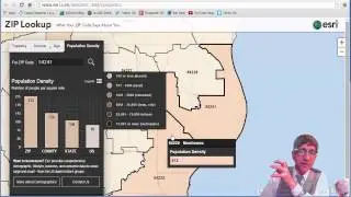 Teach demographics and lifestyles with the Esri Zip Code Lookup Map