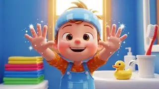 Wash Your Hands With Magic Bubbles Song for Kids | Hygiene & Healthy Habits Song, Nursery Rhymes