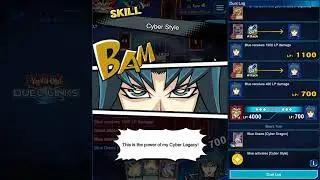 Elementsaber Stun vs Cyber Dragons KC GT Ranked Replay   Yugioh Duel Links Game 554 no commentary