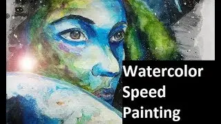 Watercolor Speed Drawing IV