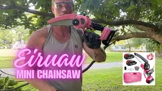 Eiruaw Mini Cordless Chainsaw - PINK