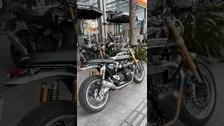New Speed Twin 1200 RS l&ecirc;n ghidong clip-ons form Cafe Racer #Triumph #NewSpeedTwin #speedtwin1200rs
