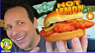 Wingstop&reg; Hot Lemon Chicken Sandwich Review 🔥🍋🐔🥪 New Flavor Drop! 🤩 Peep THIS Out! 🕵️&zwj;♂️