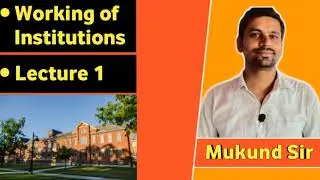 II Class 9 II Civics II Working Of Institution II