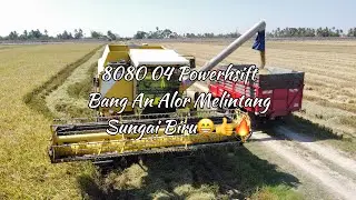 MESIN PADI 8080 04 BANG AN TOKANOO POWERSHIFT DI SUNGAI BIRU ALOR MELINTANG