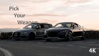 Pick Your Weapon | Nardo Grey Audi RS3 & Audi TTRS Cinematic Video | Curated Visuals