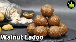 Walnut Ladoo In 10 Mins | Healthy Ladoo Recipe | High Protein Ladoo Recipe | Energy Bites