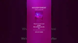 NO SLEEP TONIGHT