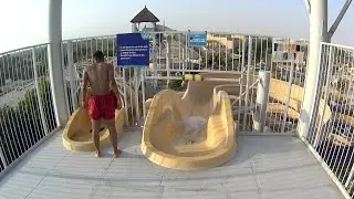 Body Flume Open Slide at The Lost Paradise of Dilmun Water Park