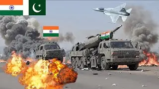 Pakistan India War | Pakistan Air Attack on Indian Army Weapons Supply Convoy - GTA 5