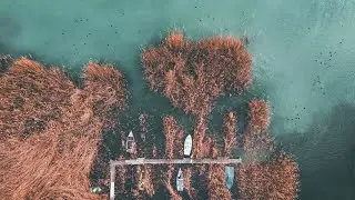 Winter Balaton [a drone video]