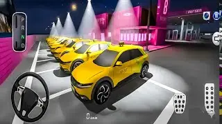 The Ultimate Electric Taxi Simulator! 🚕🔋Night Shift: Driving the Green FleetMidnight Fleet #androidg
