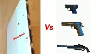 700fps - Airsoft vs Hollow Furniture Board