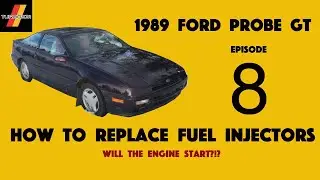 Ford Probe GT 1989 года &mdash; как заменить топливные форсунки &mdash; 2,2 л турбо
