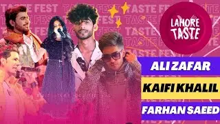 Taste Fest Lahore 2023 | Kaifi Khalil | Farhan Saeed | Ali Zafar&nbsp;|&nbsp;Vlog&nbsp;13