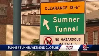 Sumner Tunnel work resumes, closing busy route on weekends