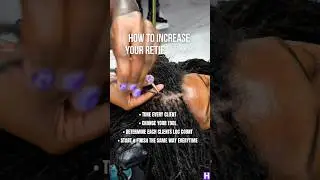 How to Increase Your Retie Speed #retie #locs #sisterlocks #microlocs #loctician #interlocking