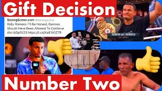 Boxing Outrage: Rolly Romero's 'Gift' Win & Tony Weeks Controversy OVER OLD MAN Barroso