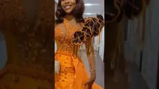 Have you seen how I created this 3d appliqu&eacute; structure on my dress? #trending #viralvideo #diy #3d