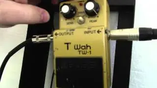 Boss Pedal Demo - Boss TW 1 made in Japan ( Vintage Touch Wah )