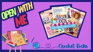 📚 Open With Me 211 Simply Crochet - Tunisian - Simply Knitting Bundle | Crochet Rocks