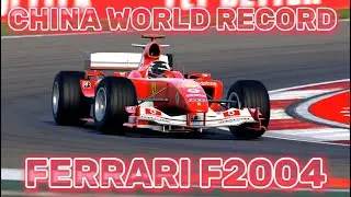 F1 2020 FERRARI F2004 CHINA WORLD RECORD + SETUP