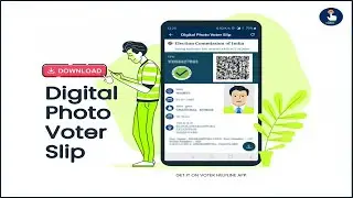 #How to download digital Photo Voter Slip in Mobile, #Photo attached  Voter id Card Download