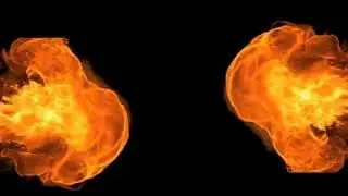 New fire effects video background // green screen video in 2020