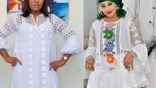 Styles de robes blanches à la mode africaine pour belles femmes