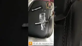 C&oacute;mo puedo arreglar el cuero de los sillones de los coches. #cuero kit de reparaci&oacute;n #shorts ￼