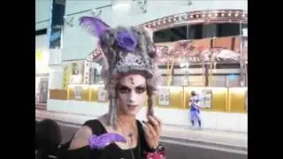 Gothic Lolita fashion: NHK KAWAII TV. Japanese Goth street style, Tokyo subcultures EGL