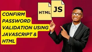 🔒 Confirm Password Validation using JavaScript & HTML ✅ | Easy Tutorial for Beginners 💡