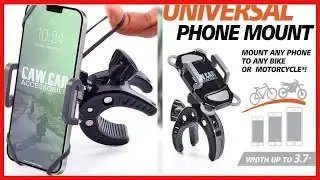 Universal Bike Phone Mount: Secure, Adjustable, and Tool-Free Installation