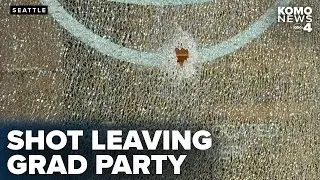 Man shot while leaving large graduation party in Seattle's University District