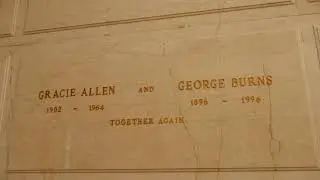 Gracie Allen & George Burns Graves Forest Lawn Memorial Park Glendale California USA July 1, 2021