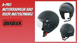 BEWERTUNG (2026): A-Pro Motorradhelm Avio Visor Mattschwarz. Infos