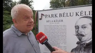 V Bardejovských Kúpeľoch otvorili Park Bélu Kélera s hrajúcou lavičkou