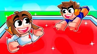 Pulamos na MAIOR PISCINA DE GELATINA do Roblox!
