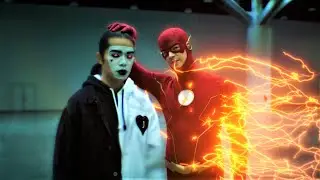 The Flash 8x01 Barry captures Royal Flash Gang by his New Ultra Speed Scene
