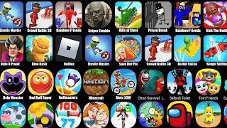 Battle Playground,Imposter In Doors,Craft Skibydy,Rainbow Garten Survivor,Skibidi Attack,Shooter..