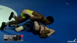 Jordan Decatur (OH) vs. Brody Teske (IA) - 2016 Fargo Finals
